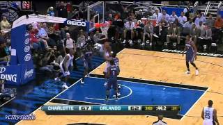 Dwight Howard 25pts-17reb-4blk vs Bobcats (01.17.2012)