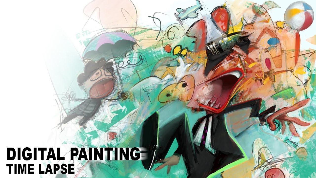 Digital Painting Time Lapse - YouTube