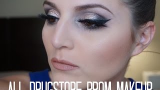 ALL DRUGSTORE MAKEUP | Prom Makeup Tutorial 2016