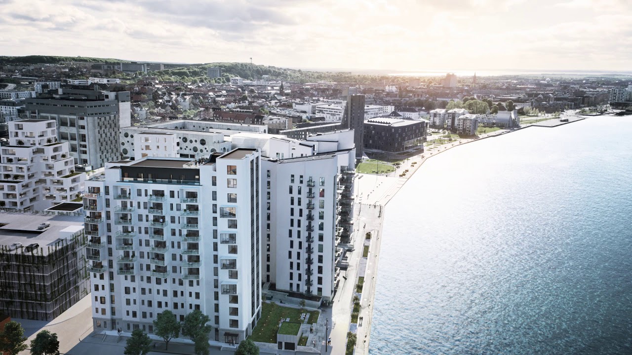 Siloen Aalborg - Oversigt fra øst