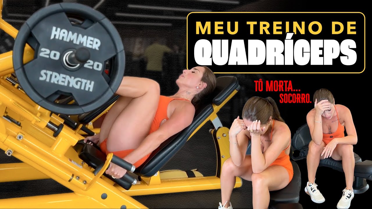 O TREINO DE QUADRÍCEPS QUE EU FAÇO PARA DESTRUIR AS PERNAS