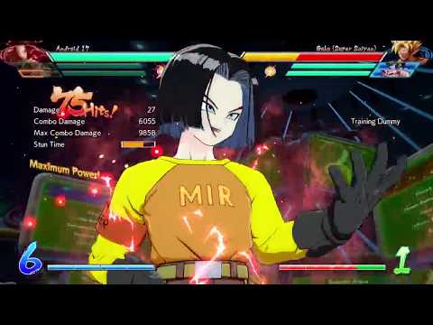 DBFZ Android 17/Broly/Vegeta double blitz charge ToD