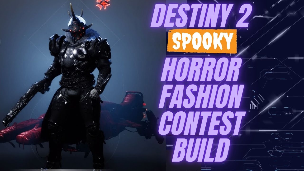 BUILD A DESTINY 2 SPOOKY FASHION SET WITH ME ! (CONTEST SUBMISSION!)