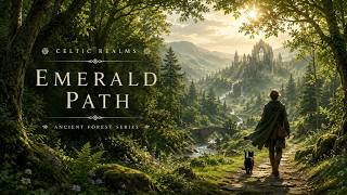 Celtic Music 🍀 Emerald Path | Peaceful Harp & Irish Flute for Study, Relaxation & Reading (2 Hours)