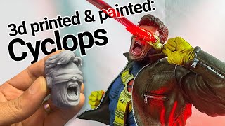 How I 3D Printed and Painted Cyclops from XMen  The Full Process