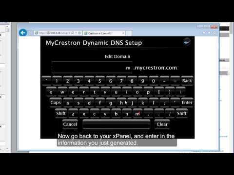 Configuring Crestron MyCrestron Dynamic DNS on 3 Series Processors