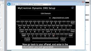 Configuring Crestron MyCrestron Dynamic DNS on 3 Series Processors