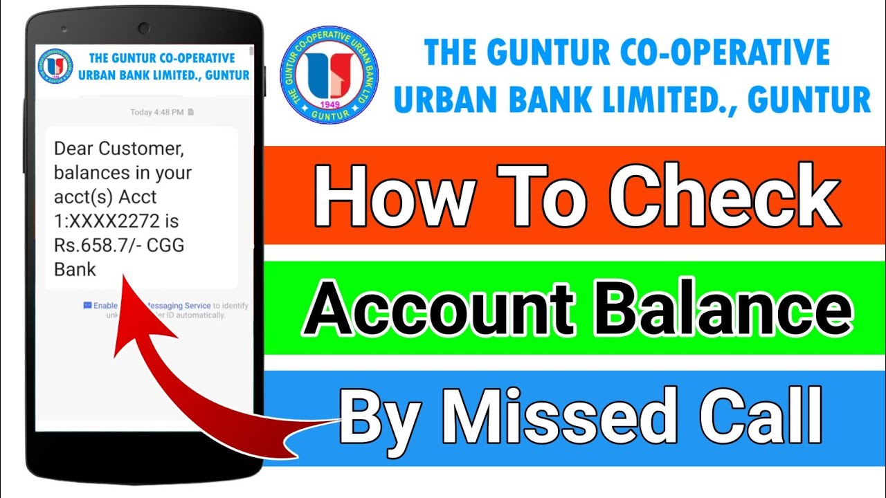 How To Check Account Balance in The Guntur Co Operative Urban Bank