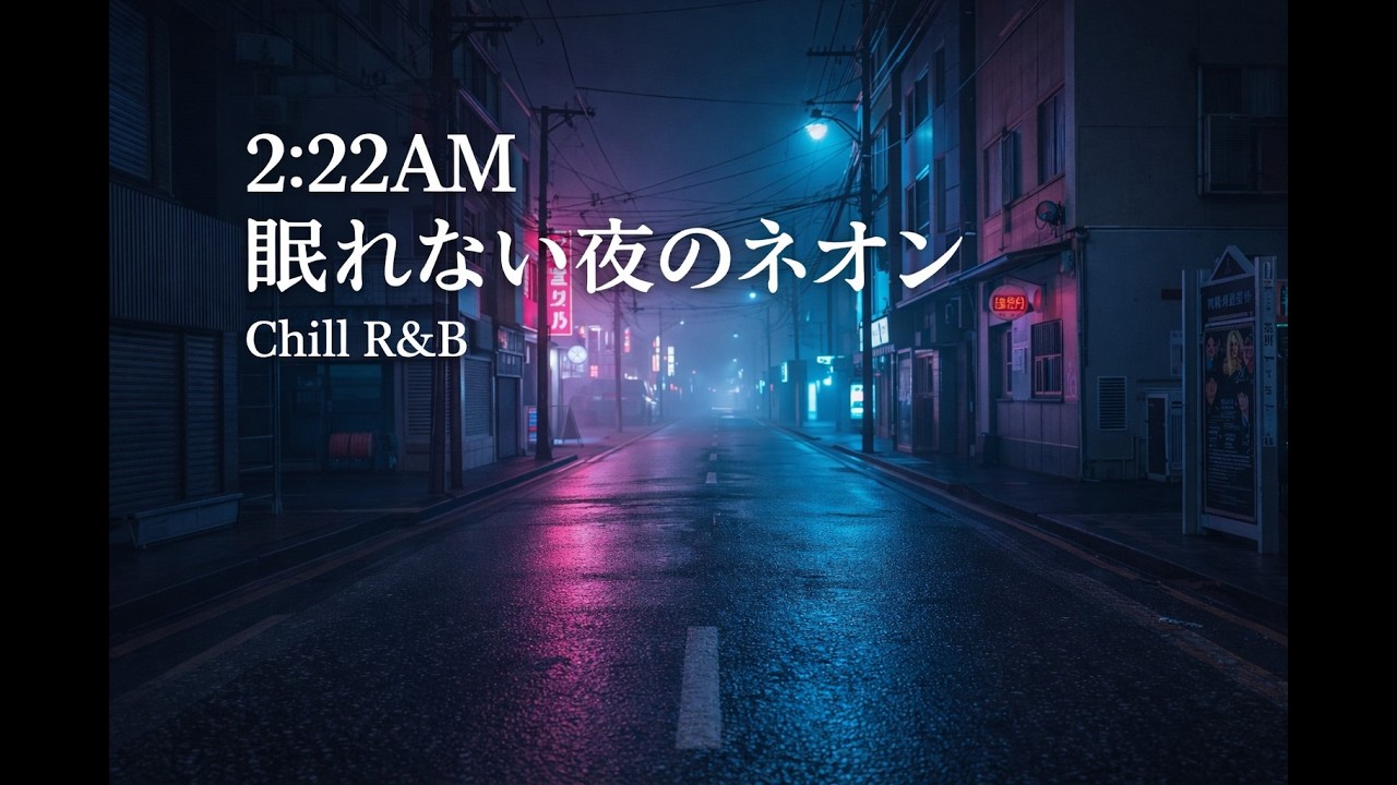 2:22AM 眠れない夜のネオン – Chill R&B