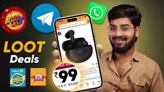 💥 Loot Offer Alert! Flipkart + Amazon Cheapest Deals Diwali loots 😱#lootoffers #telegramloots 