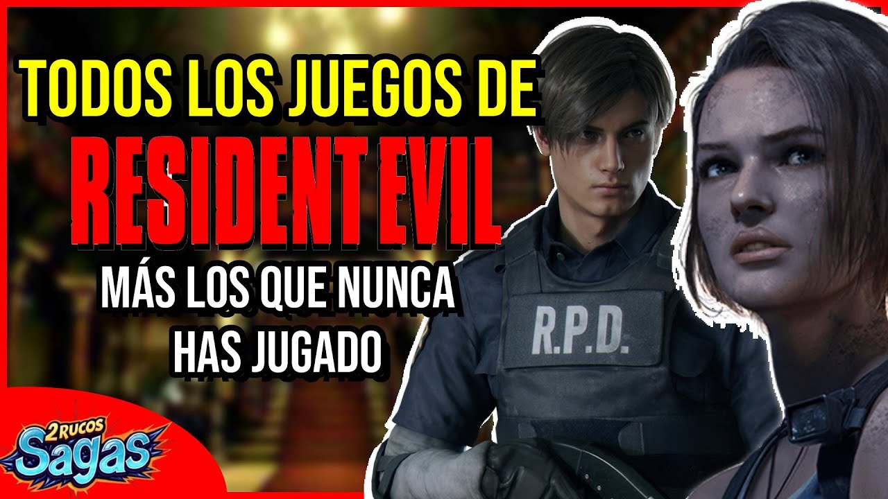 Resident Evil toda la evolución de la saga | MAS de 30 TITULOS en 30 ...