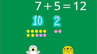 【小1算数】ｐ.27　くり上がりの足し算