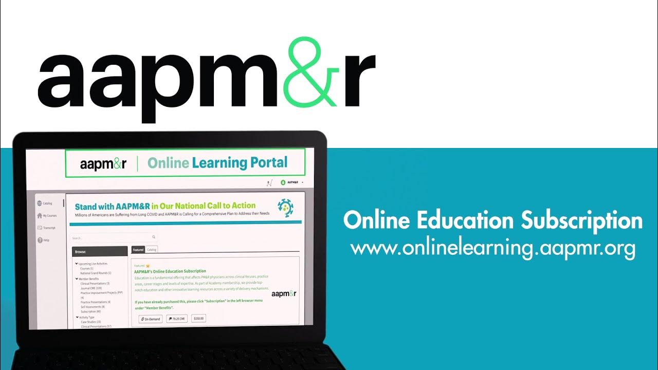 AAPM&R Online Subscription YouTube