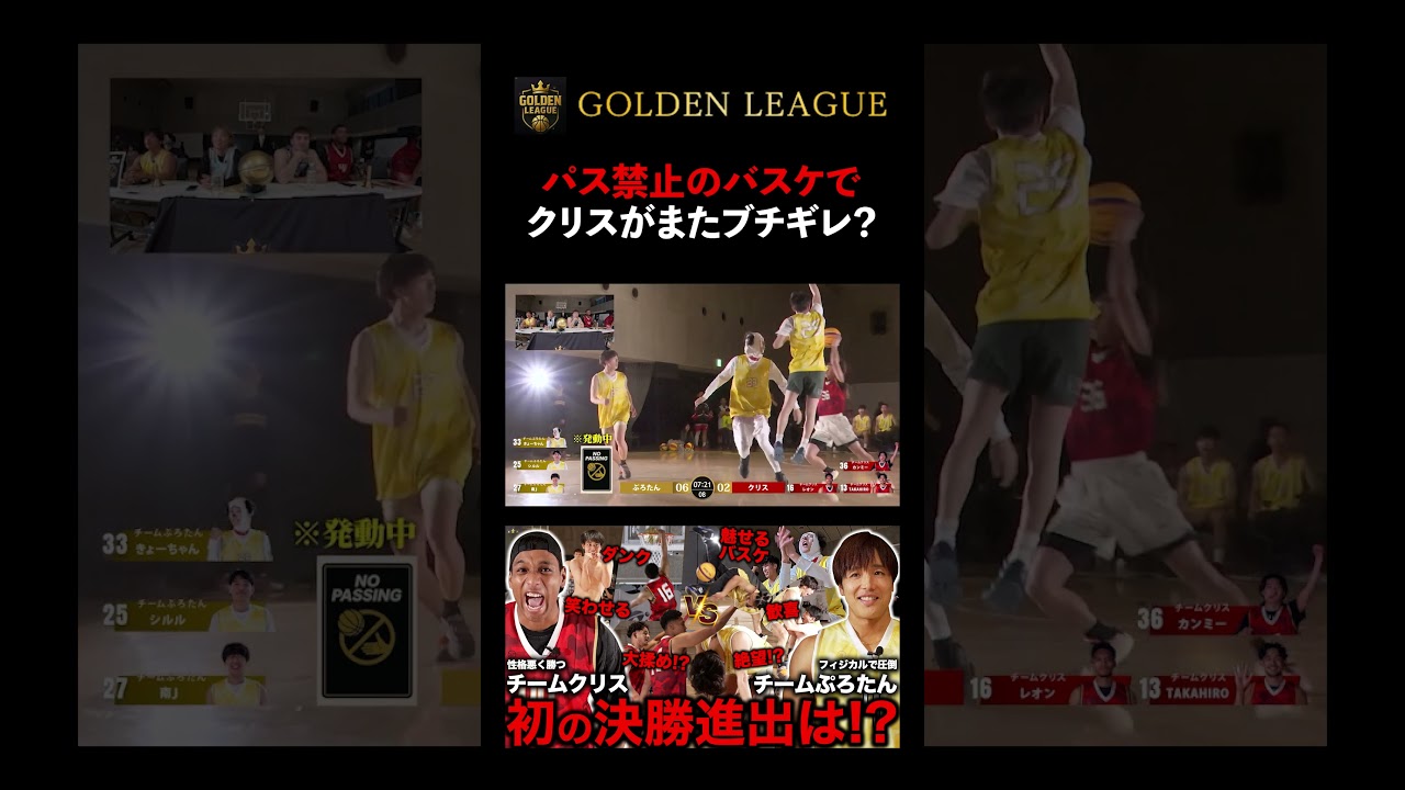 パス禁止のバスケでクリスブチギレ？