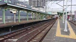 南海高野線 北野田駅 10000系(10004編成[HYDEサザン]) 回送通過