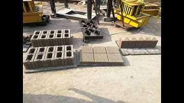 QT4 30 small hydraulic concrete cement paving block making machine for hollow block  U shaped block