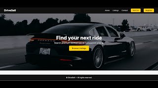 Create a car selling website using HTML and CSS. best degine and simple code #viral #developer