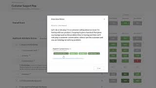 Journeyfront Applicant Scorecard - Compare Applicants