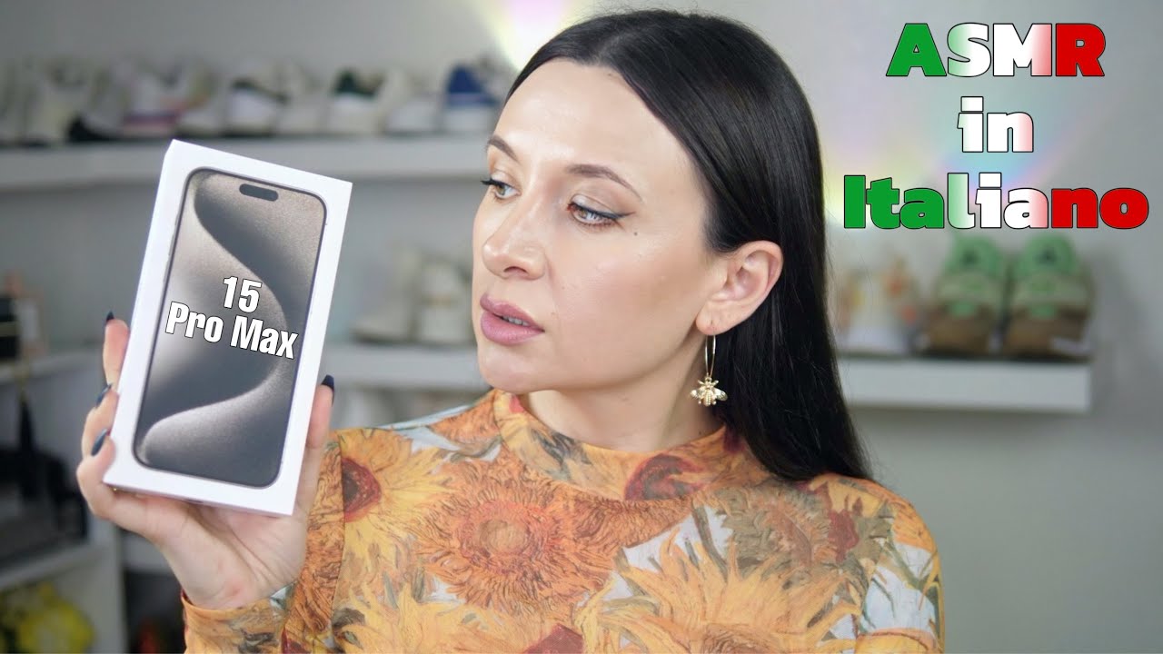 Unboxing iPhone 15 Pro Max  *ASMR in ITALIANO