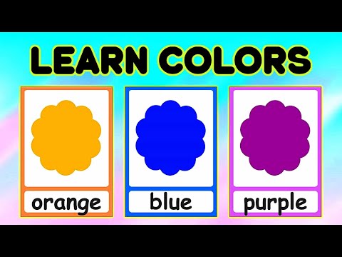 Educational Toddler Learning Video | Baby Cartoon | músicas infantis | Colors | Aprendendo as cores