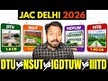 DTU vs NSUT vs IGDTUW vs IIIT Delhi🔥JAC delhi counselling 2026 Choice filling preference order