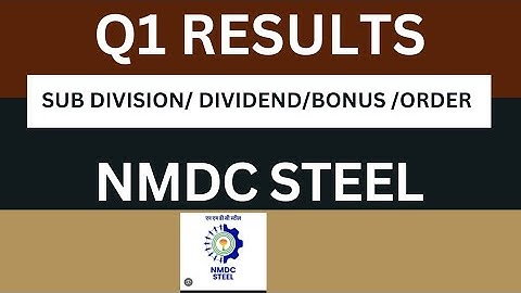 Nmdc steel Q1 Results 2026 | Nmdc steel Results Today | Nmdc steel Share Latest News 