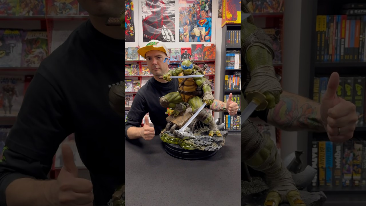 Leonardo Teenage Mutant Ninja Turtles Statua Unboxing Pcs 