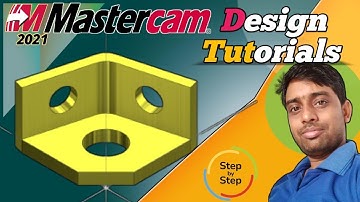 Mastercam tutorial I Designing 3d cad exercises #viral #trending #mastercam #machine