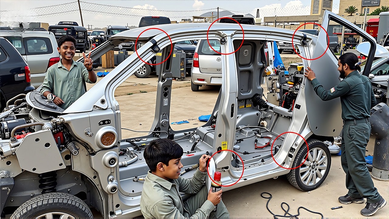 How Scrapped Cars are Rebuilt in 3rd World is Mind-Blowing!  || Wrecked but Never Forgotten