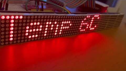 max7219 led matrix  clock / MQTT event display running on a PI Zero W