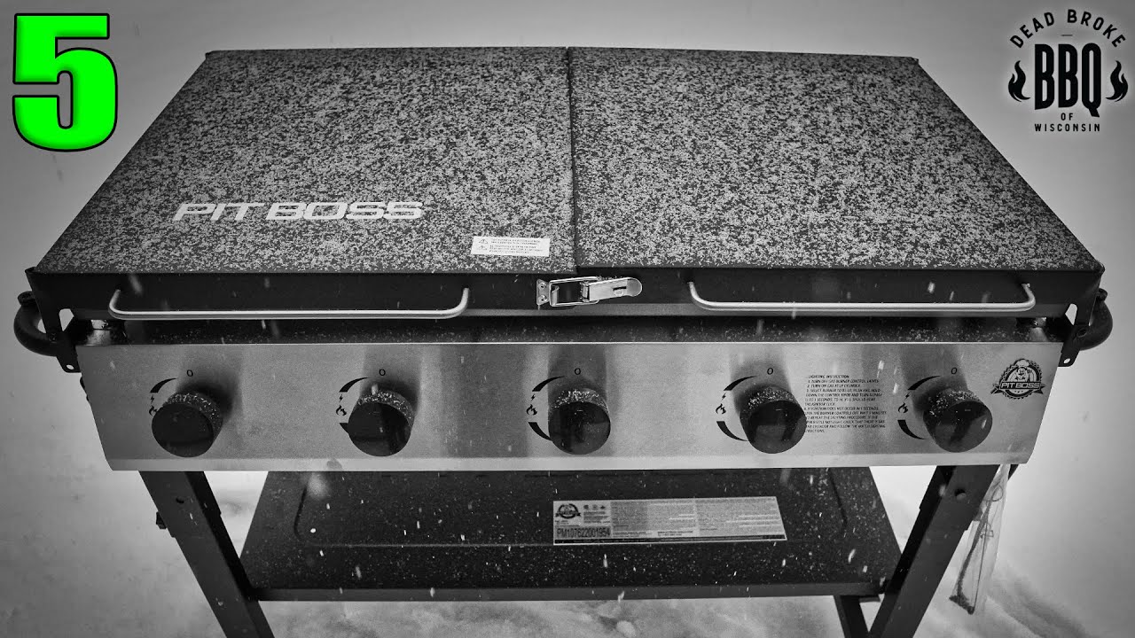 Pit Boss Griddle | 5 Burner Deluxe Unboxing And Assembly - Youtube