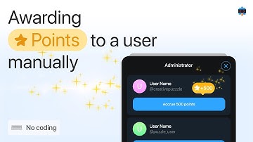 How to Manually Add Points to a User | Balance in a Telegram Chatbot