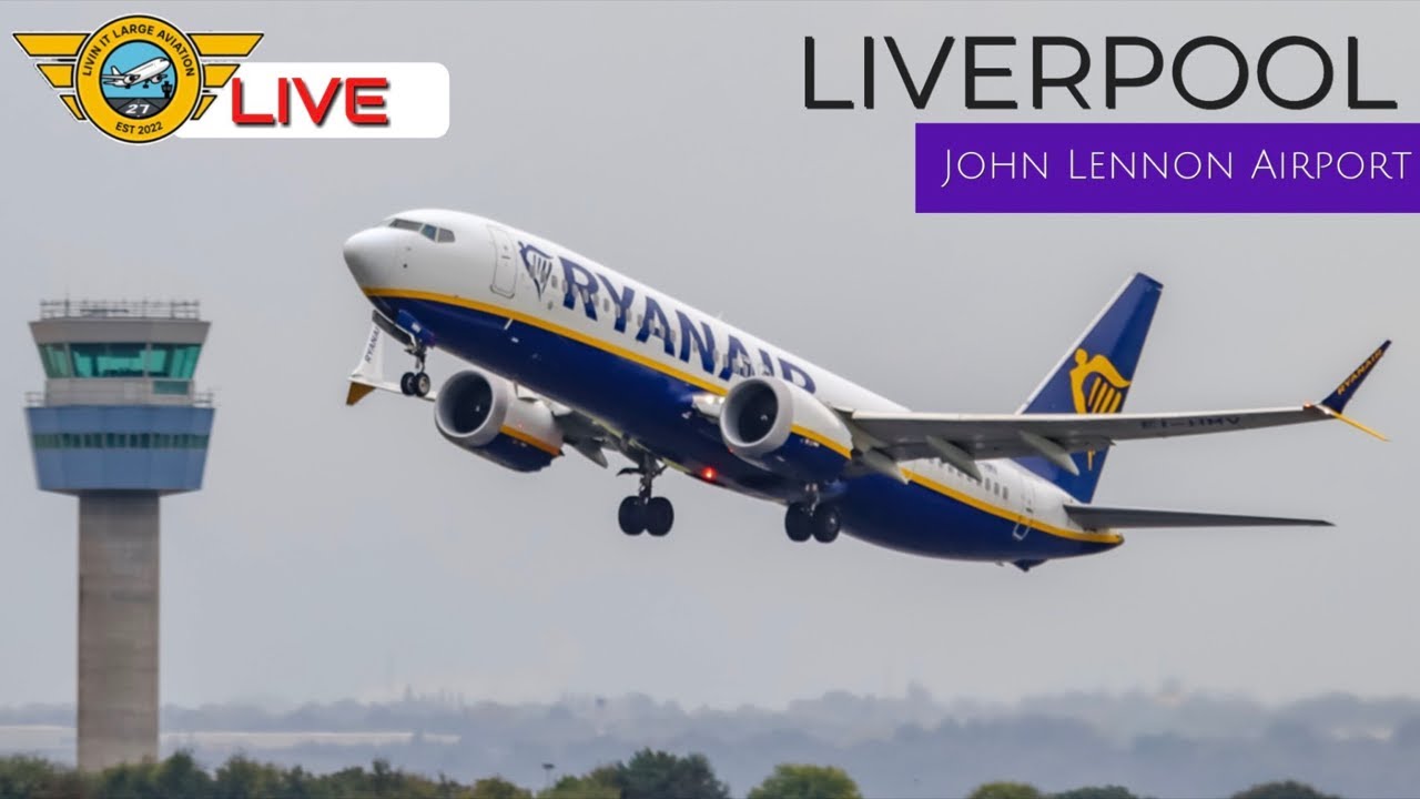 🔴LIVE🔴 Liverpool Airport (LPL) Plane Spotting
