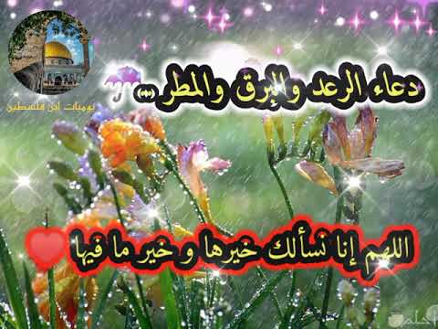 حالات واتس اب دينية دعاء الرعد والبرق والمطر اجمل دعاء الصباح دعاء يريح القلب دعاء الصباح