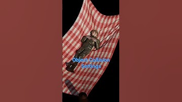 Blender Tutorial : Object Collisions in cloth simulation #shorts  #timothyisholar #shortvideo