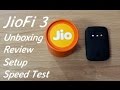 JioFi 3 Jio 4G WiFi Router & Hotspot Unboxing I Review I Setup I Speed Test