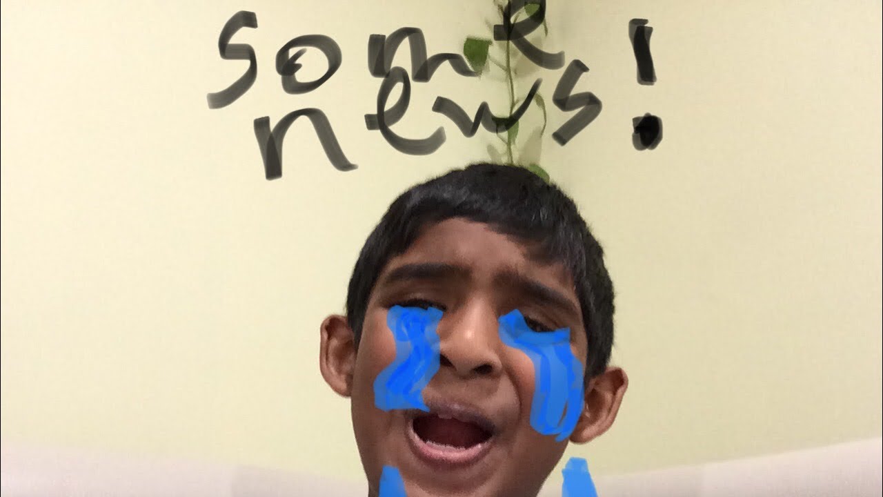 Some “sad?” news - YouTube