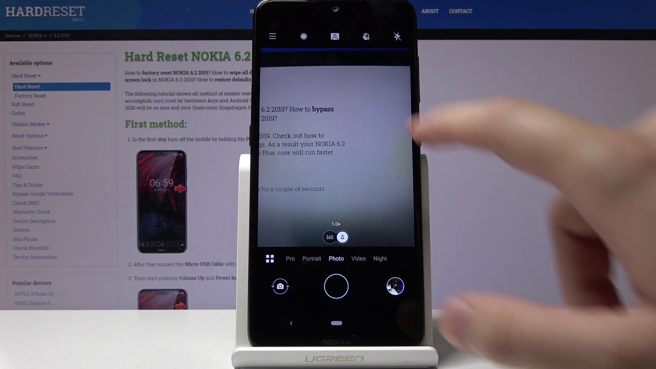 How to RAW Format Photos in Nokia 6.2 2019 - Access Camera Settings