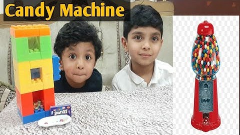 Building blocks for kids/How to make a candy machine using blocks/Block games for kids/Block toys
