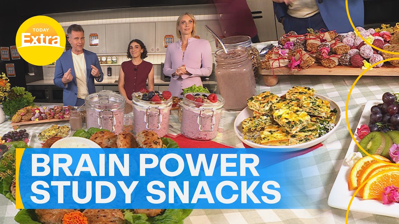 Simple study snacks to help boost your brain power | Today Show ...