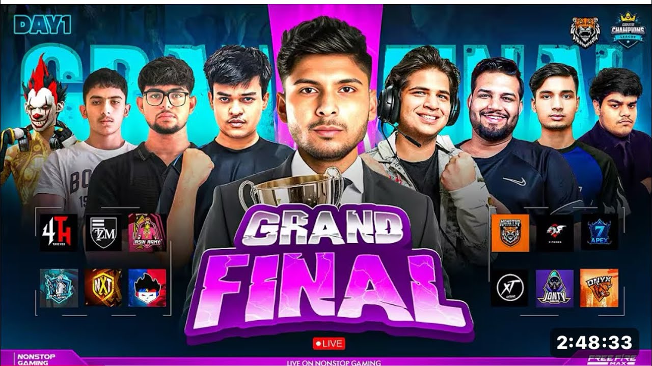 CHAMPIONS LEAGUE DECIDER DAY 🔥 ️ NG vs TSG vs NXT vs APX vs ZM vs UG ...