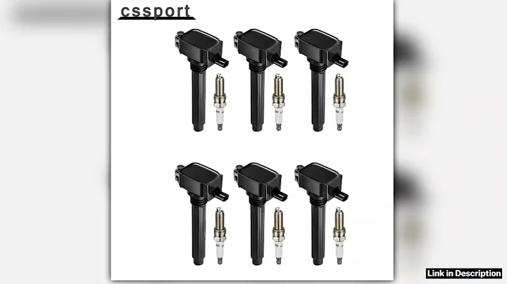 05149168AI 2505484816 5149168AH 5C1848 0221504032 6 Pack Ignition Coils and Spark Plugs for Dodge