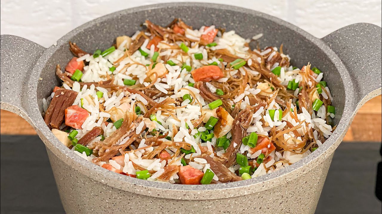 VOCÊ NÃO VAI MAIS QUERER FAZER ARROZ DE OUTRO JEITO | ARROZ CARRETEIRO | Gabriel Freitas