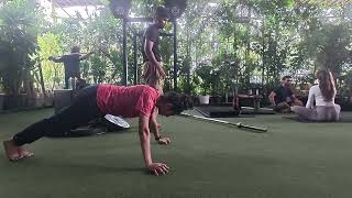 Drop set in pushup