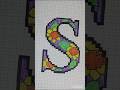 S for Style — Pixel Floral Art