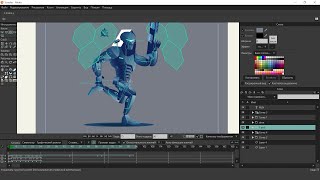 Importing a PSD with separated layers and animate it in Moho by @MotionProAnimation 🤖🔥🔥