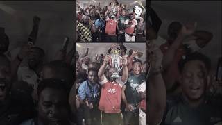 Scenes from Arsenal Trophy lifting celebrations #arsenal #afc
