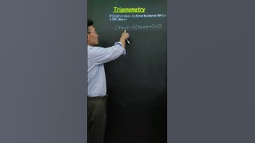 Factoring Trig Equation