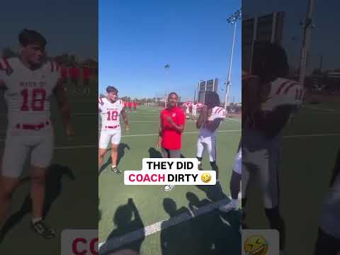 They got their coach good 😂 (via @materdei_football/IG) #shorts