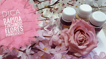 Como pintar flores naturais passo a passo?